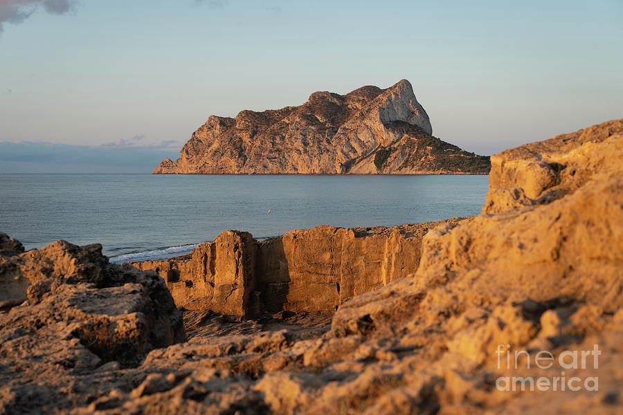 Penon de Ifach and quarry on the Mediterranean Sea 1 Photograph by Adriana Mueller