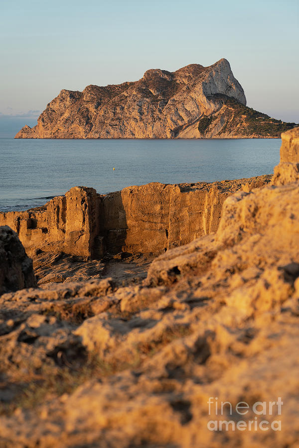 Penon de Ifach and quarry on the Mediterranean Sea 2 Photograph by Adriana Mueller
