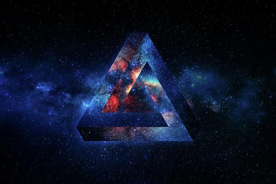 Penrose Triangle Outer Space Photograph by Pelo Blanco Photo