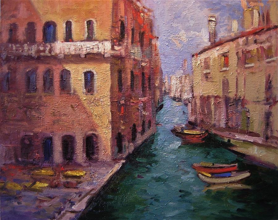 Pensione Seguso Venice Italy Painting by R W Goetting