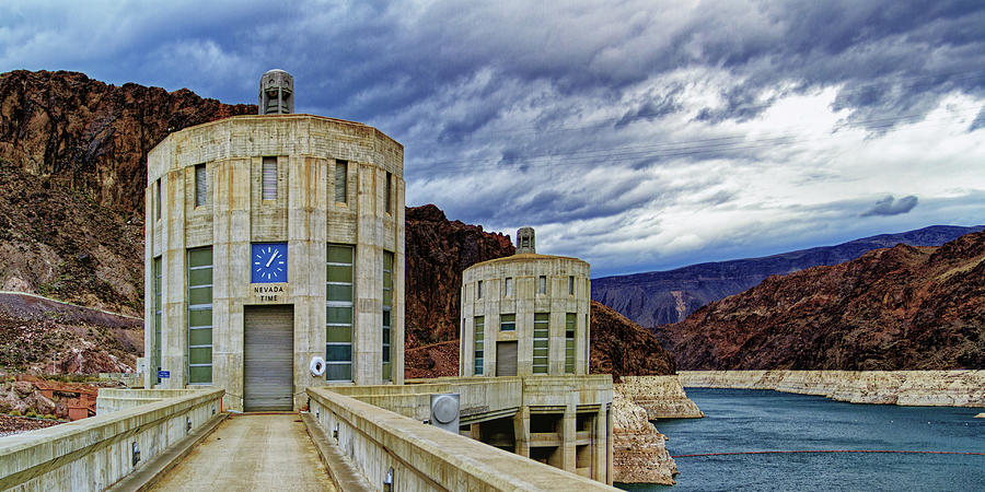 Penstock Towers at Hoover Dam Photograph by Ron Dubin