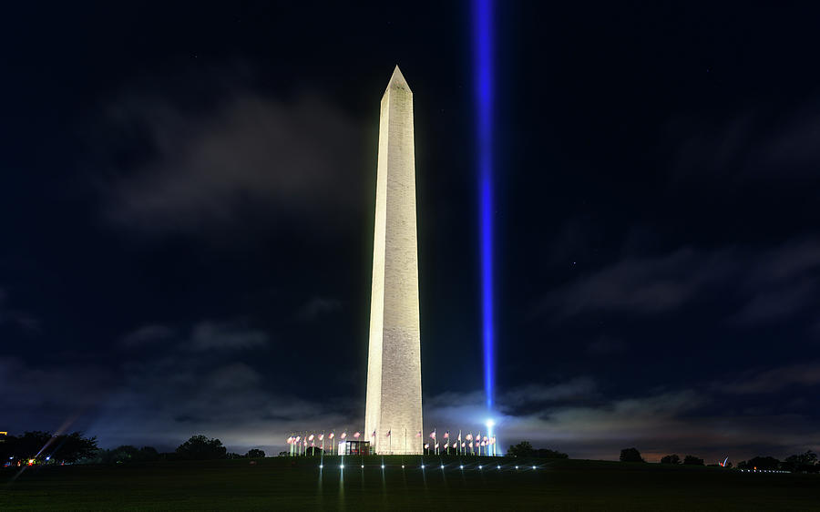 Pentagon 9-11 Towers of Lights with the Washington Monument - 2020 ...