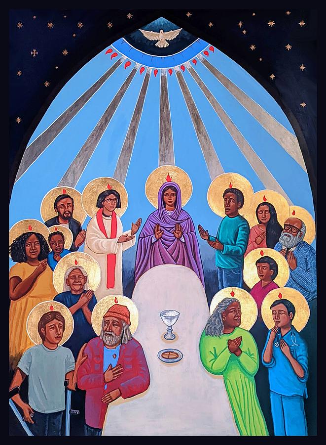 Pentecost Painting by Kelly Latimore