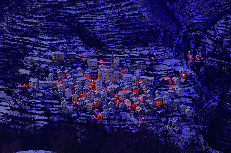 Pentema Snowscape At Night Photograph by Enrico Pelos Pentema Snowscape At Night Photograph by Enrico Pelos