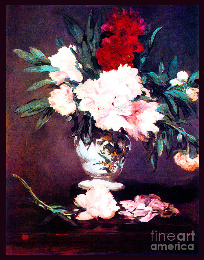 Peonies 1864 Painting by Edouard Manet
