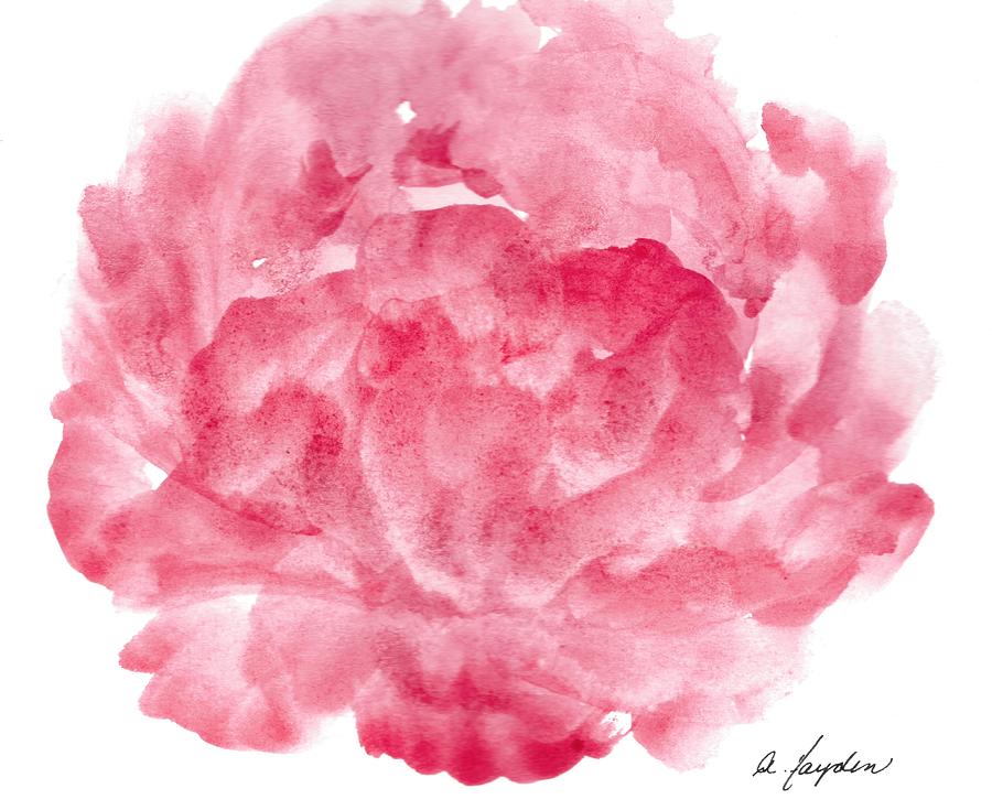 Peony 1 Painting by AList Art Gallery Peony 1 Painting by AList Art Gallery