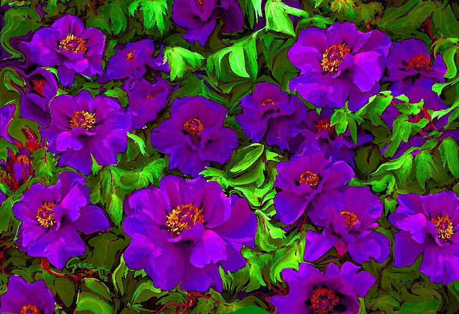 Peony Flowers 15 Painting by Susanna Katherine