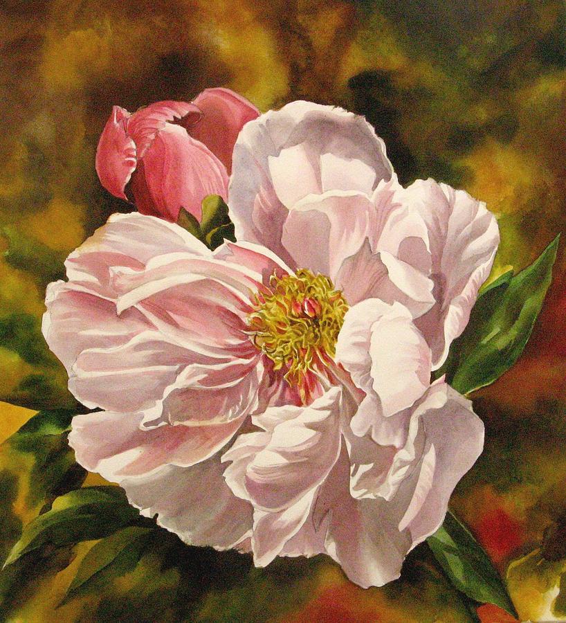 Peony for Chinese New Year Painting by Alfred Ng Peony for Chinese New Year Painting by Alfred Ng