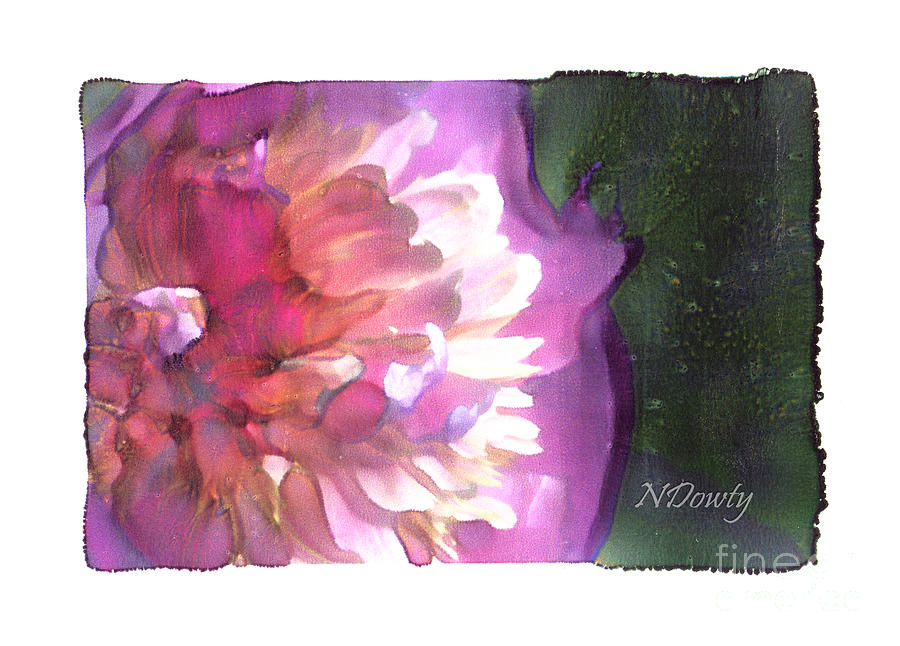 Peony Ink Print Photograph by Natalie Dowty
