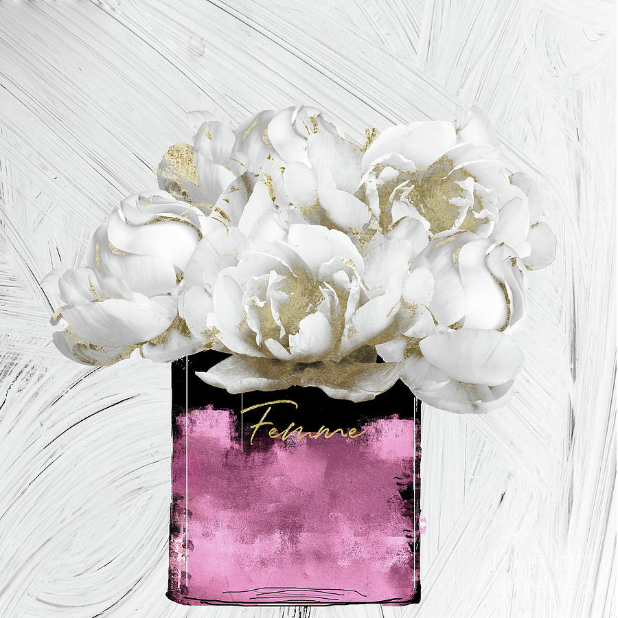 Perfume Painting - Peony Perfume by Mindy Sommers