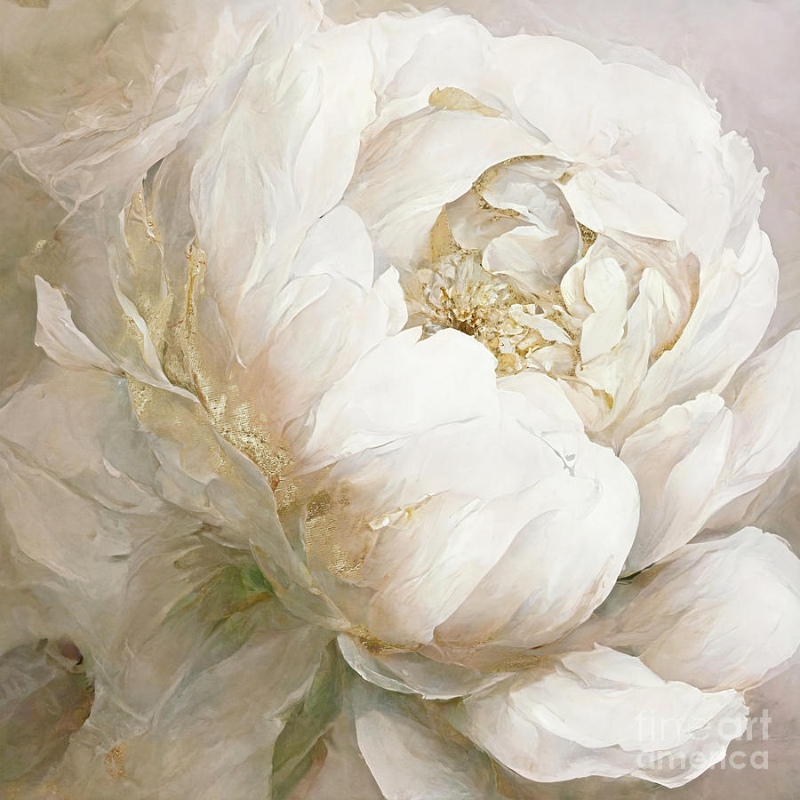 Peony Poses II Painting by Mindy Sommers