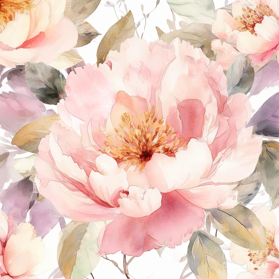 Peony Season Painting by Mindy Sommers - Fine Art America