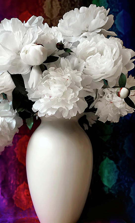 Flower Photograph - Peony Series Three - Color by Darlene Kwiatkowski