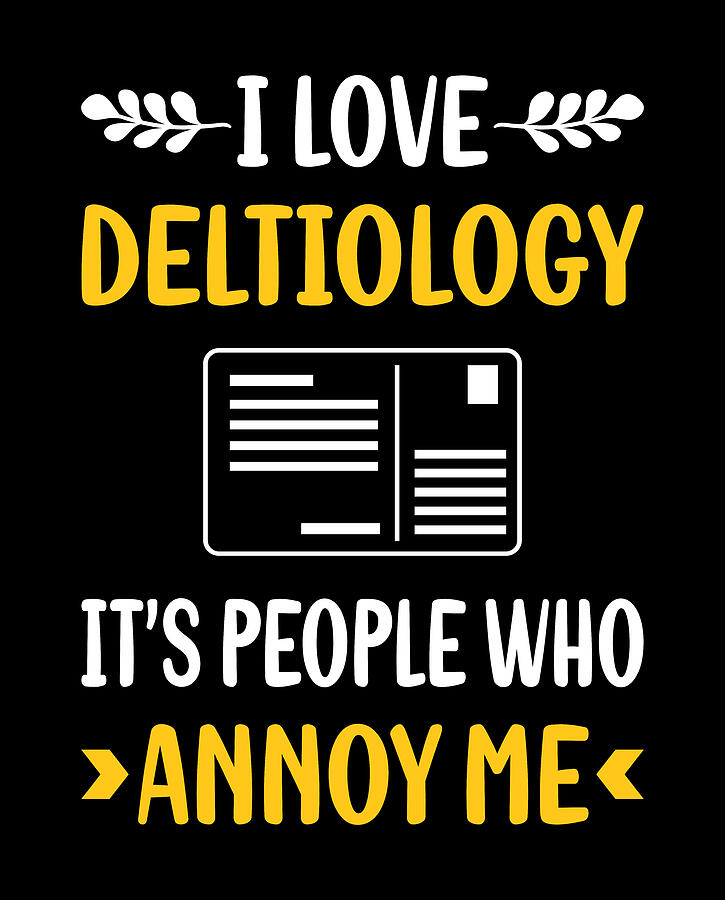 Typography Digital Art - People Annoy Me Deltiology Postcard Postcards by Petrona Romero