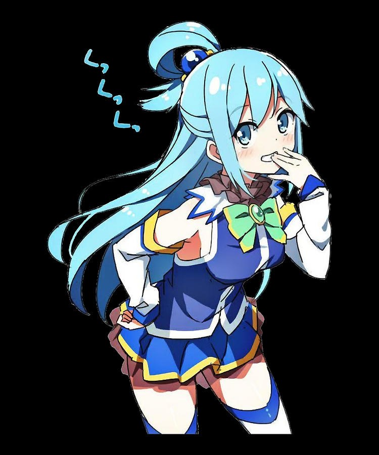 People Call Me Aqua Konosuba Digital Art by Igii Bee | Fine Art America