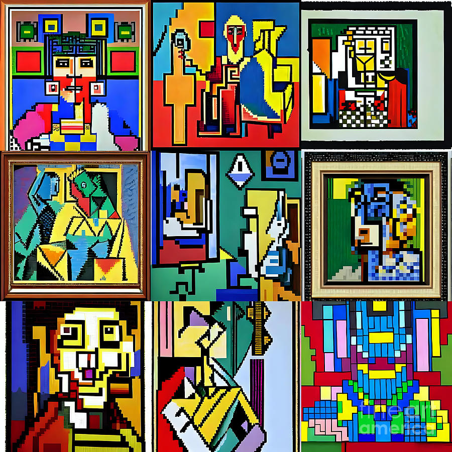 People in MotionAn Exploration of Human Expression Painting by Caleb