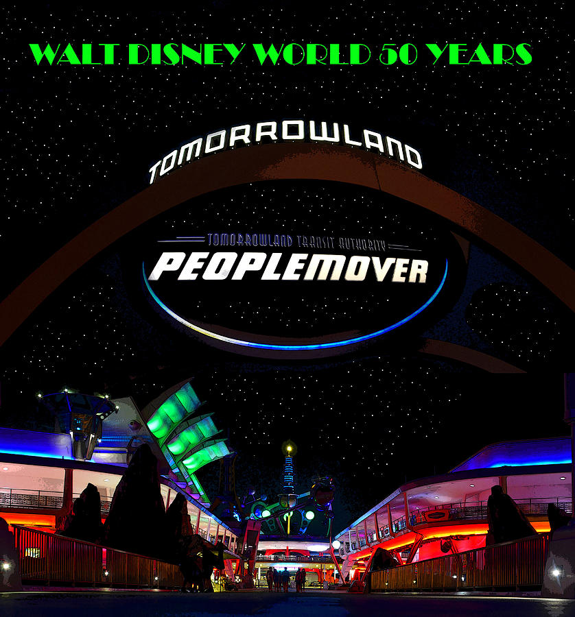 Peoplemover 50 Years Poster A Mixed Media