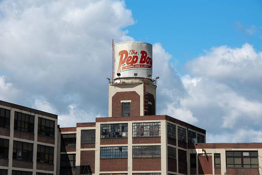 Pep Boys Water Tower - East Falls Photograph by Bill Cannon - Fine Art ...