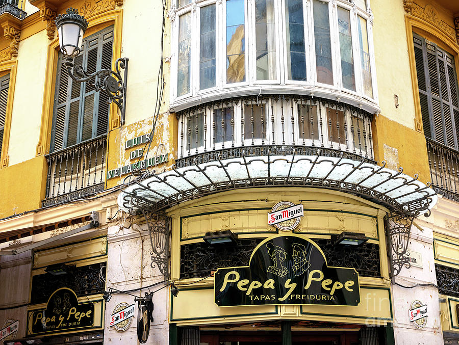 Pepa y Pepe Tapas in Malaga Photograph by John Rizzuto