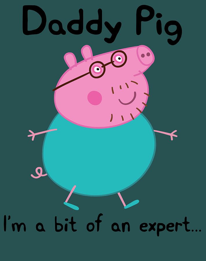 Peppa Pig Daddy Pig Expert Classic Guys Unisex Tee I Love This Shirt ...