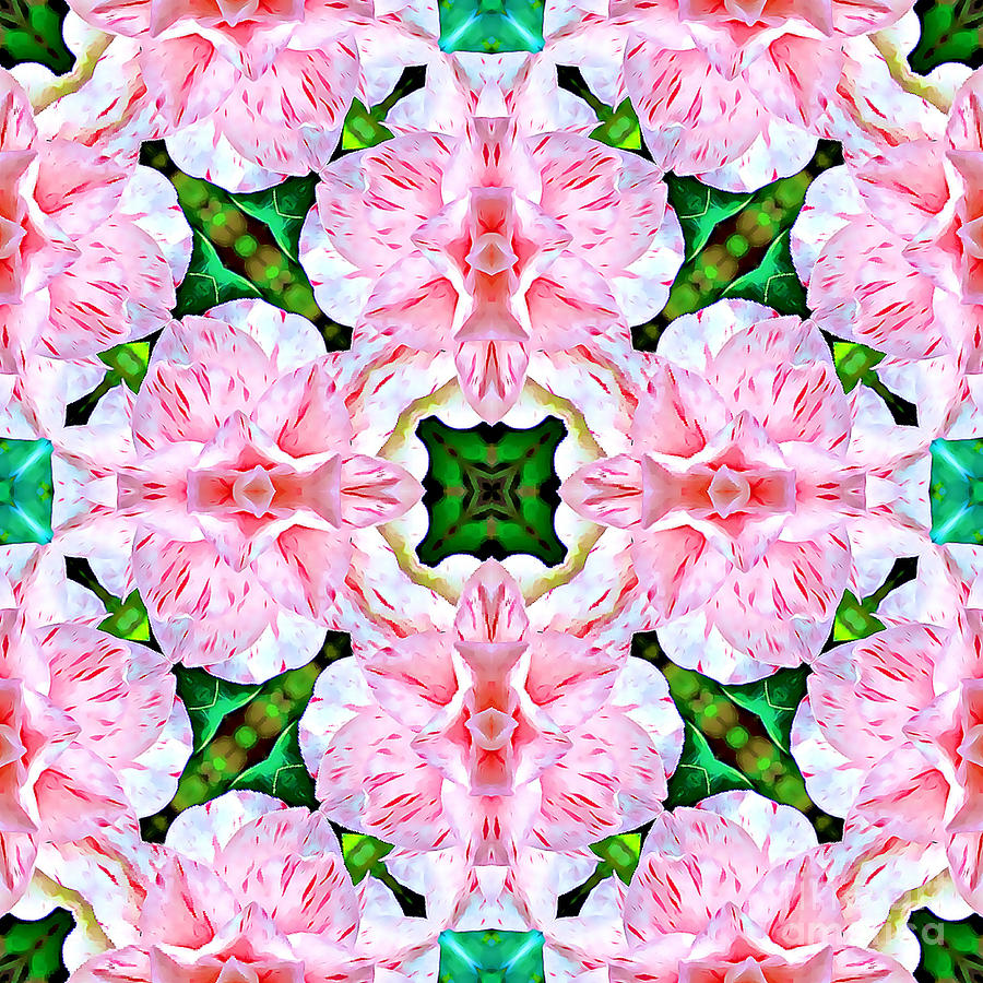 Peppermint Pink and Green Abstract by Tracy Ruckman Peppermint Pink and Green Abstract by Tracy Ruckman