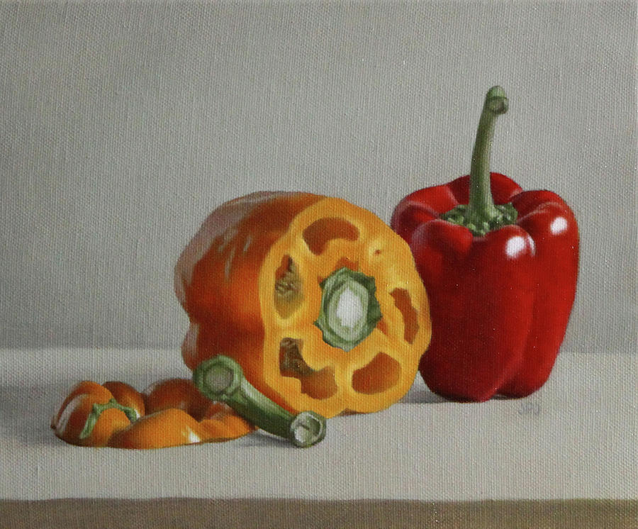 Peppers Painting by Jason Patrick Jenkins