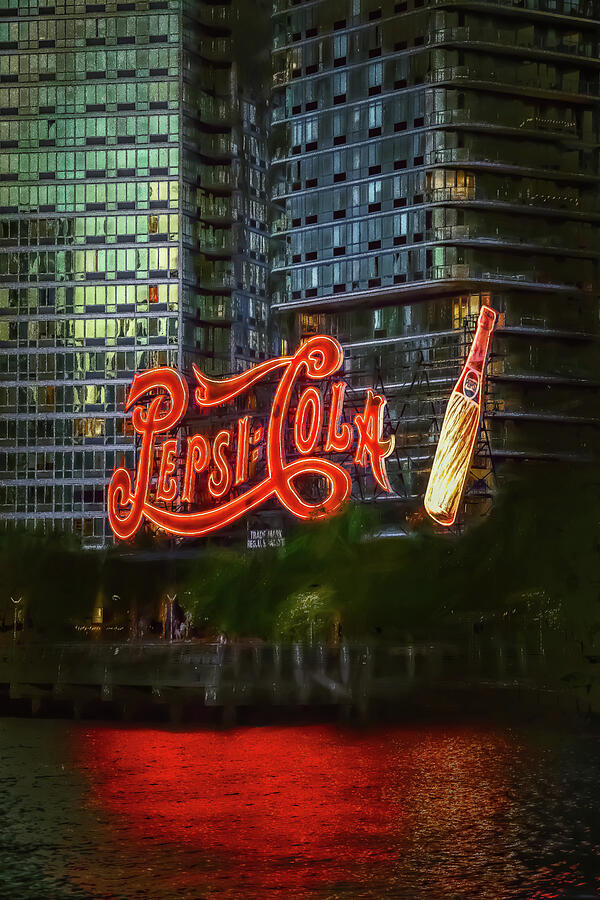 Pepsi Cola Neon Sign V1 Photograph By Michelle Saraswati - Pixels