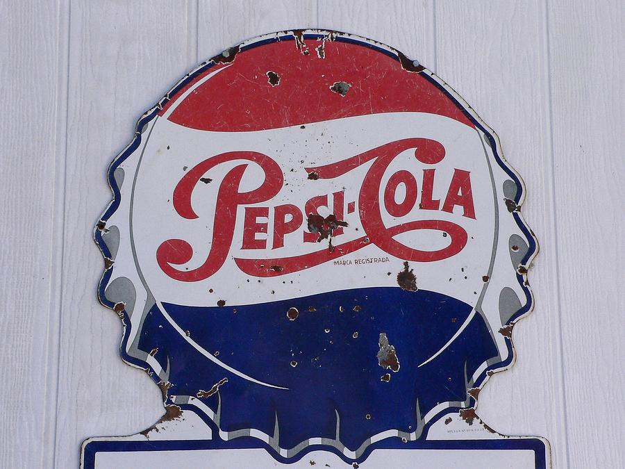 Pepsi-Cola Sign Photograph by Beverly Read