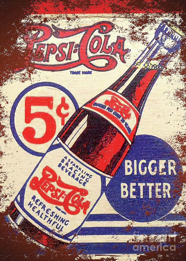 Pepsi Vintage Sign 3 Digital Art by Manuel Garcia