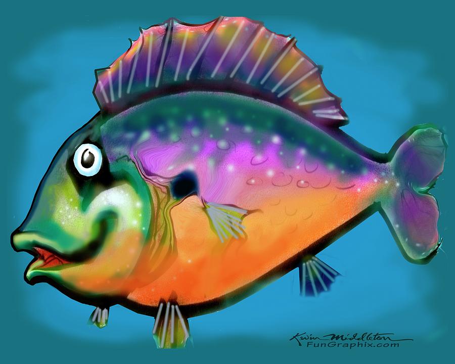 Perch Painting by Kevin Middleton