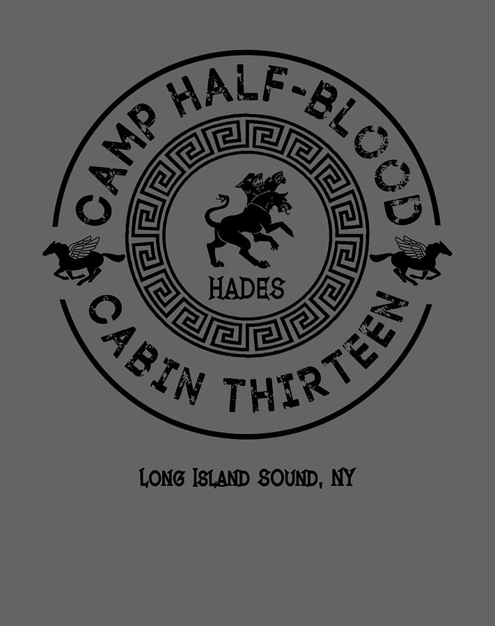 Percy Jackson Camp Half Blood Cabin Thirteen Hades Gift Idea Shirt