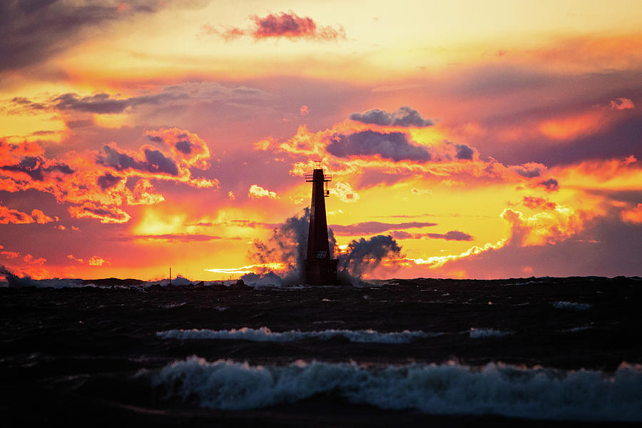 Pere Marquette Lighthouse Photograph by Jenna Gee - Pixels