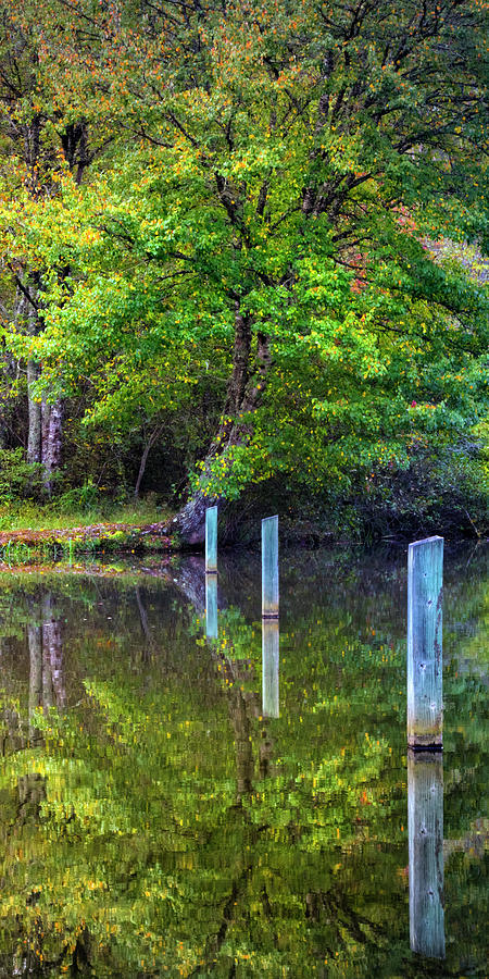 Perfect Autumn Reflections II Photograph by Debra and Dave Vanderlaan