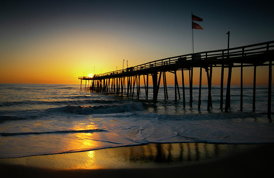 Sunset Photograph - Perfect Beach Morning Sunrise by Norma Brandsberg