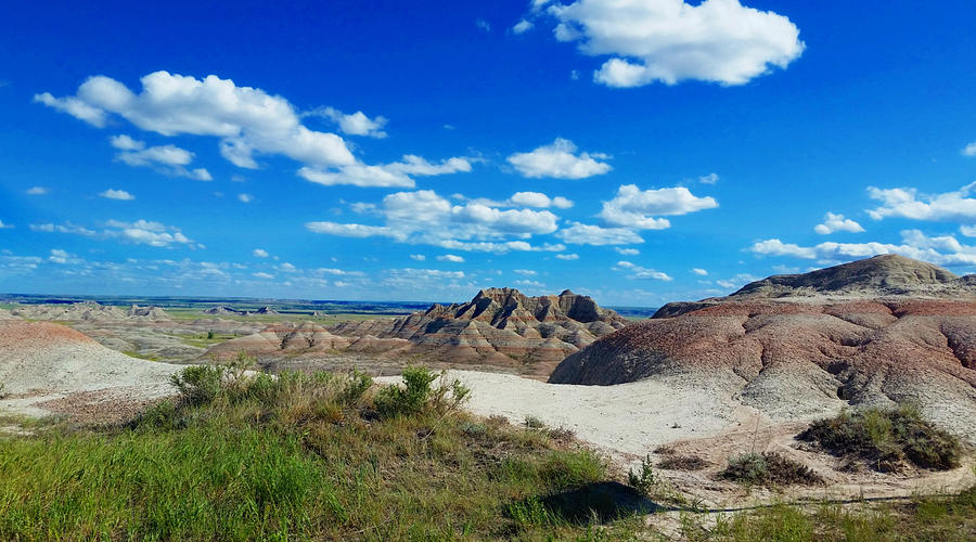Perfect Day in the Badlands National Park  Photograph by Ally White