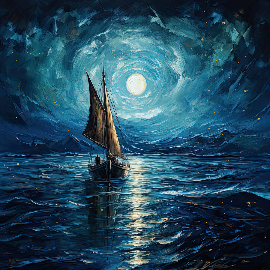 Perfect Day To Sail - Maritime Art Digital Art by Lourry Legarde