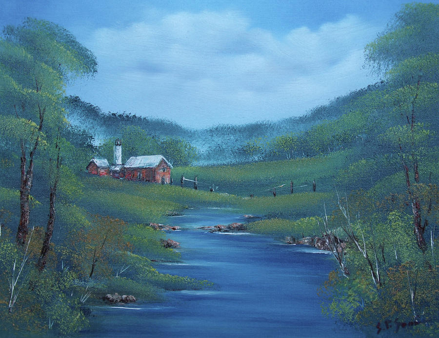 Landscape Painting - Perfect Fit by Sead Pozegic Landscape Painting - Perfect Fit by Sead Pozegic
