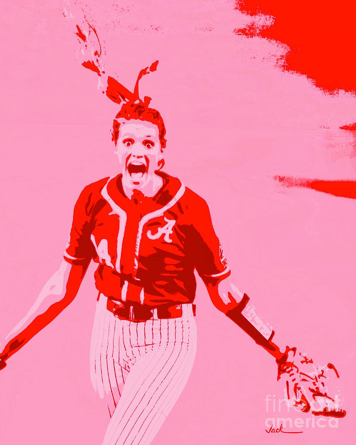 Alabama Painting - Perfect Game Reaction by Jack Bunds Alabama Painting - Perfect Game Reaction by Jack Bunds