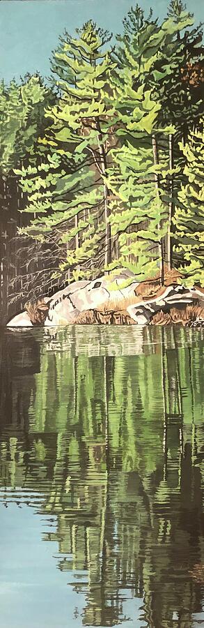 Perfect Reflection Painting by Judy Sugg