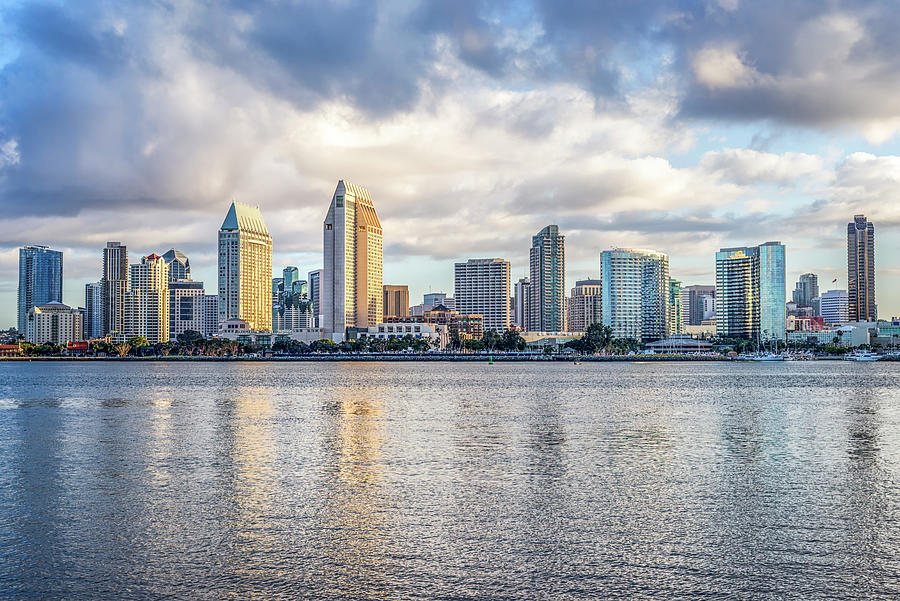 A Perfect San Diego Skyline Morning Photograph by Joseph S Giacalone