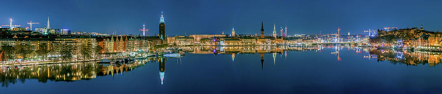 Stockholm Photograph - Perfect Stockholm and Gamla Stan reflection from a distant bridge by Dejan Kostic Stockholm Photograph - Perfect Stockholm and Gamla Stan reflection from a distant bridge by Dejan Kostic