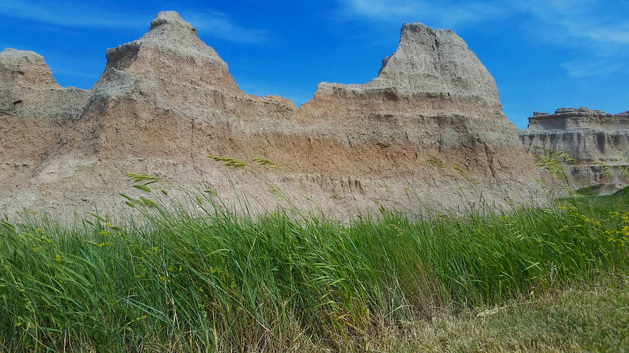 Perfect Weather in the Badlands  Photograph by Ally White