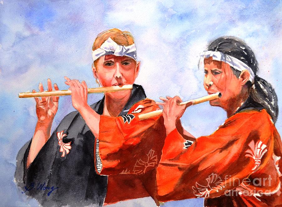 Performers #2 Painting by Betty M M Wong