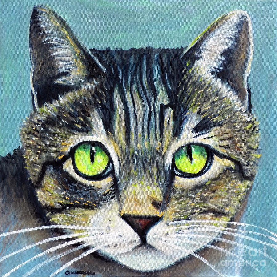 Perhaps A Cat Painting by Brian Commerford