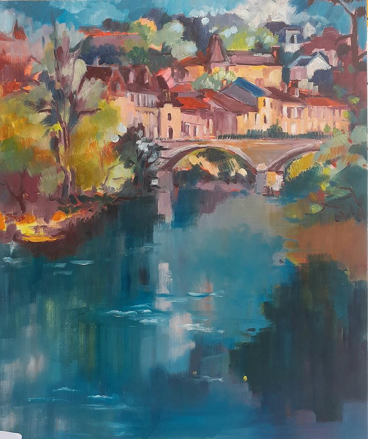 Perigueux 24 2022 Painting by Kim PARDON Fine Art America