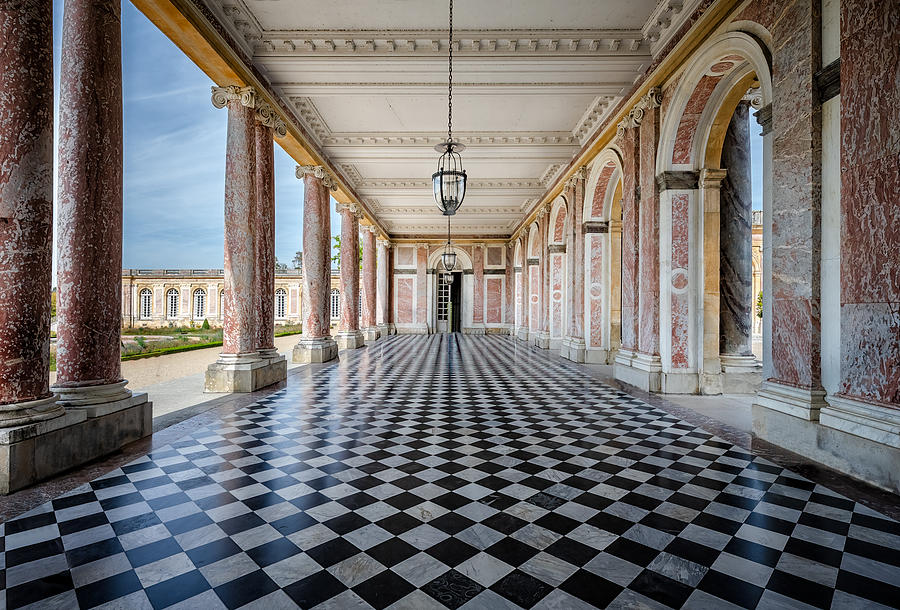 Peristyle of the Grand Trianon Photograph by Dave Koch