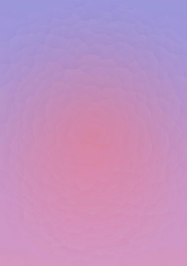 Periwinkle and Pink Faded Geometric Pattern Gradient Digital Art by Ali Baucom