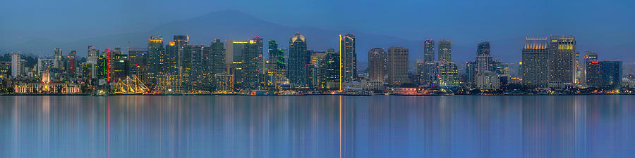 Periwinkle Skyline Photograph by Lee Sie