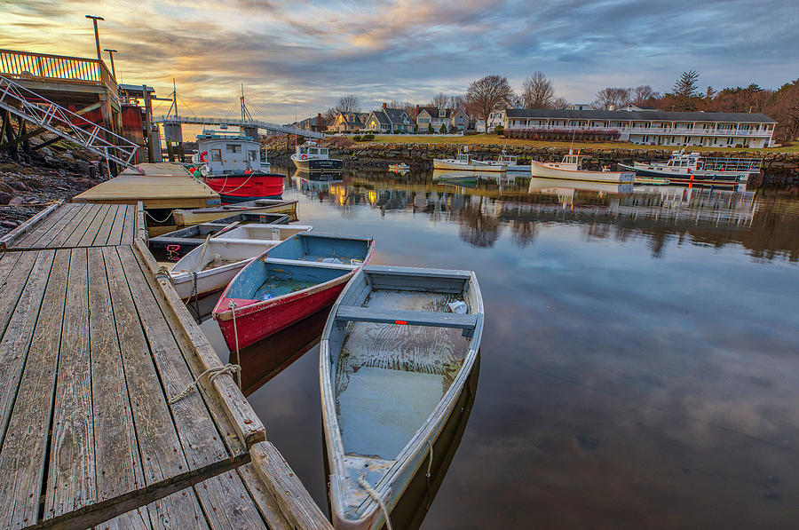 Perkins Cove Boats Photograph by Juergen Roth