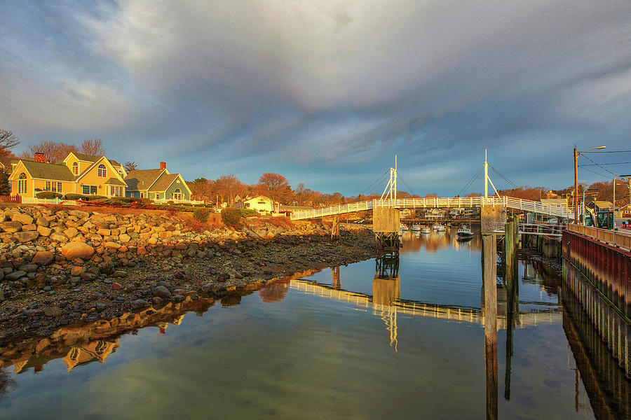 Perkins Cove Bridge Photograph by Juergen Roth